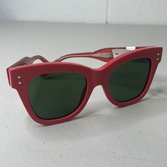 New oversized GUCCIWomen\'s Sunglasses, GG1082S cat eye vibrant peach coral pink main image 4